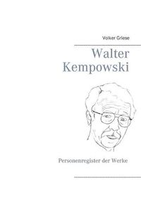 Cover image for Walter Kempowski: Personenregister der Werke