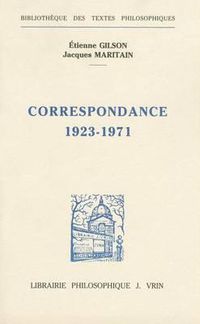 Cover image for Correspondance 1923-1971: Deux Approches de L'Etre