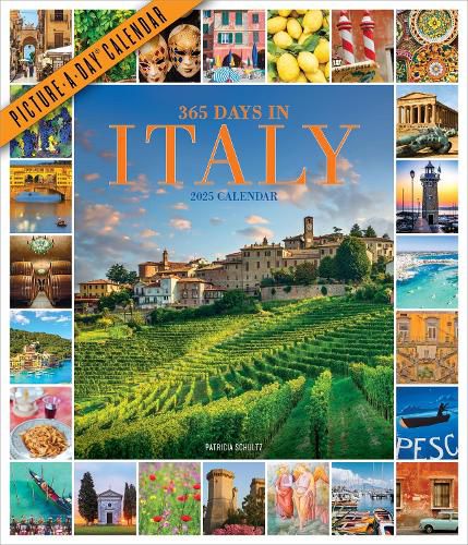 365 Days in Italy Picture-A-Day (R) Wall Calendar 2025