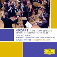 Cover image for Mozart Sinfonia Concertante & Concerto For Flute & Harp