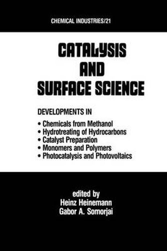 Cover image for Catalysis and Surface Science