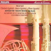 Cover image for Mozart Clarinet Quintet Horn Quintet Oboe Quartet