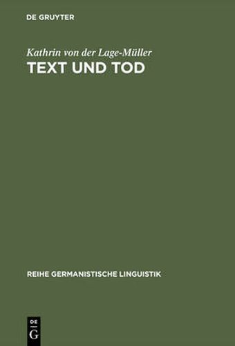 Cover image for Text und Tod