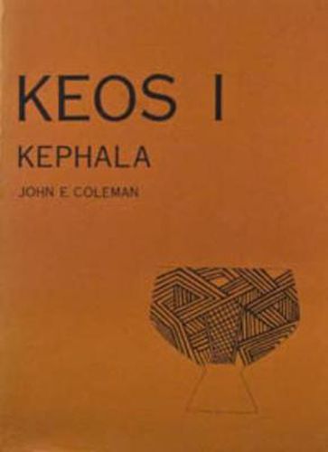 Cover image for Kephala: A Late Neolithic Settlement and Cemetery