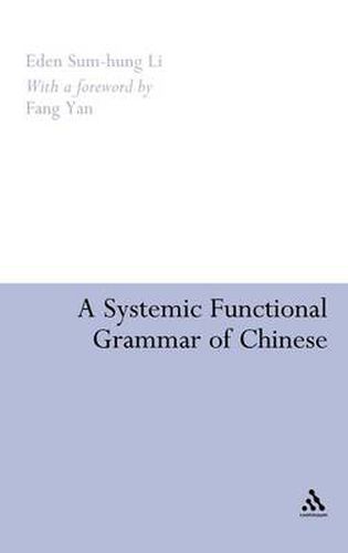 Cover image for A Systemic Functional Grammar of Chinese