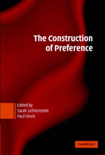 Cover image for The Construction of Preference