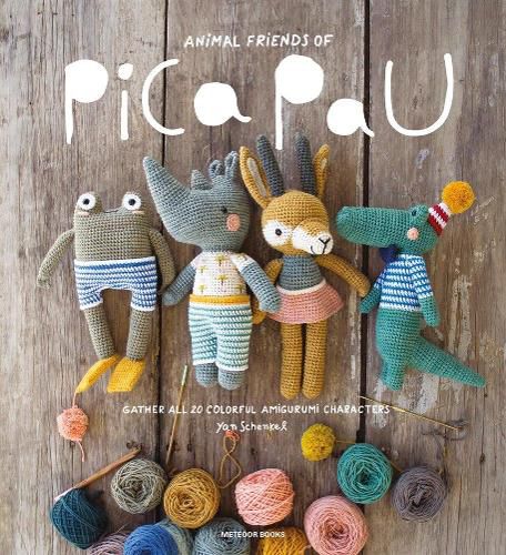 Cover image for Animal Friends of Pica Pau: Gather All 20 Colorful Amigurumi Animal Characters