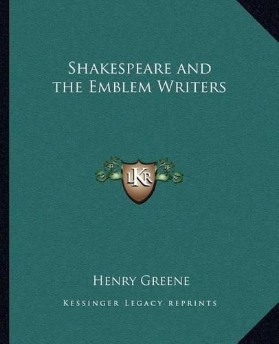 Shakespeare and the Emblem Writers