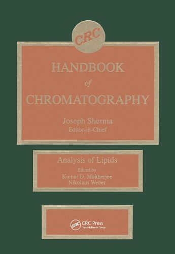 Cover image for CRC Handbook of Chromatography: Analysis of Lipids