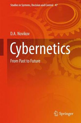 Cover image for Cybernetics: From Past to Future