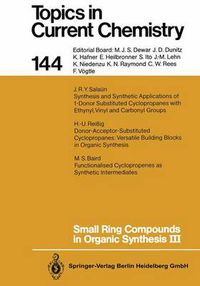 Cover image for Small Ring Compounds in Organic Synthesis III