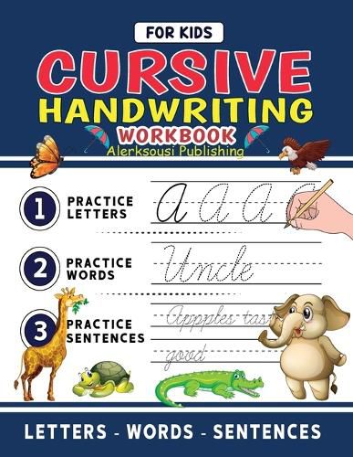 Cover image for Cursive Handwriting Workbook For Kids