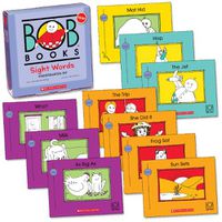 Cover image for Bob Books - Sight Words Kindergarten Box Set Phonics, Ages 4 and Up, Kindergarten, Flashcards (Stage 2: Emerging Reader)