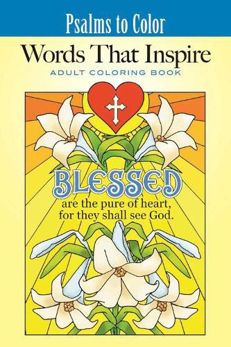 Cover image for Psalms to Color: Words That Inspire