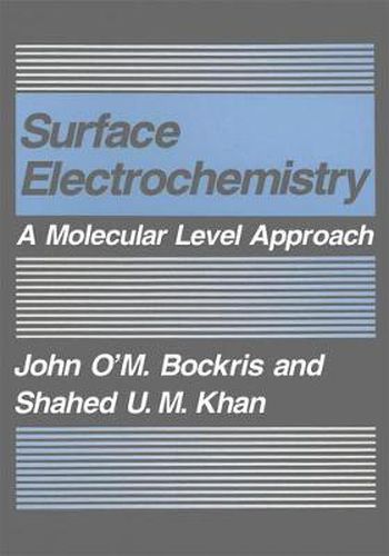 Cover image for Surface Electrochemistry: A Molecular Level Approach
