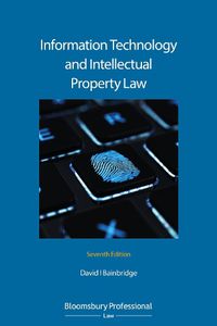 Cover image for Information Technology and Intellectual Property Law