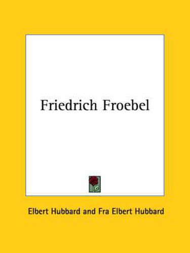 Cover image for Friedrich Froebel