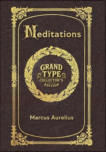 Cover image for Meditations (Grand Type Collector's Edition) (Laminated Hardback with Jacket) Large Print