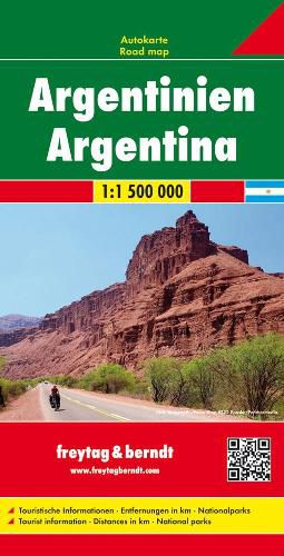 Cover image for Argentina Road Map 1:1 500 000