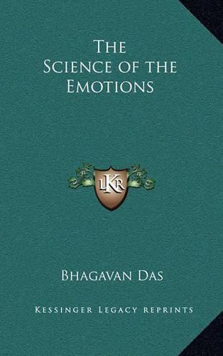 Cover image for The Science of the Emotions