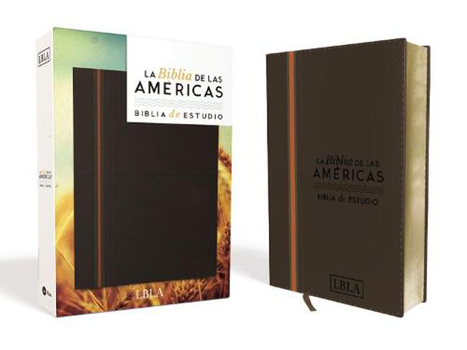 Cover image for Biblia de Estudio, Lbla, Leathersoft / Spanish Study Bible, Lbla, Leathersoft