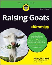 Cover image for Raising Goats For Dummies