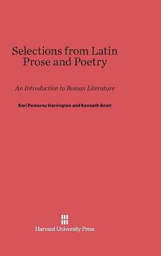 Selections from Latin Prose and Poetry