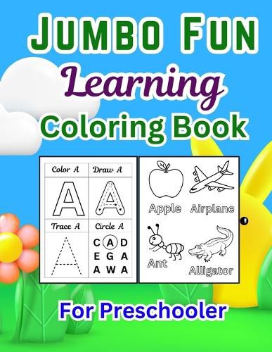 Cover image for Jumbo Fun Learning Coloring Book: Educational Fun for Kids