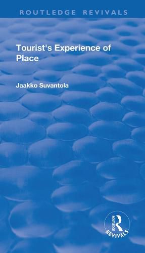 Cover image for Tourist's Experience of Place