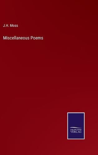 Cover image for Miscellaneous Poems
