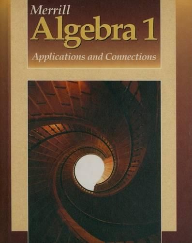 Cover image for Merrill Algebra 1.1995 - Applications and Connections - Student Edition