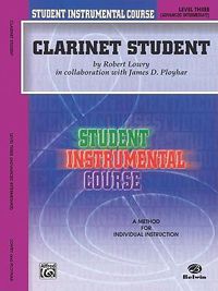 Cover image for Student Instr Course: Clarinet Student, Level III