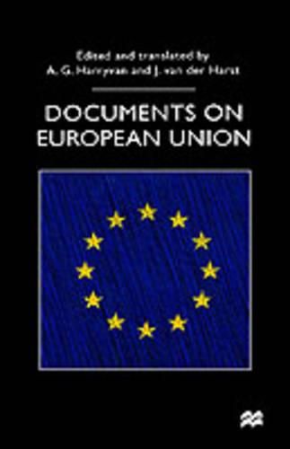 Cover image for Documents on European Union