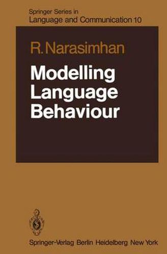 Cover image for Modelling Language Behaviour