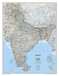 Cover image for India Classic, Tubed: Wall Maps Countries & Regions