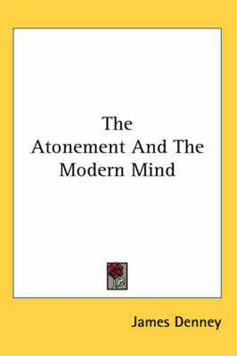 Cover image for The Atonement and the Modern Mind