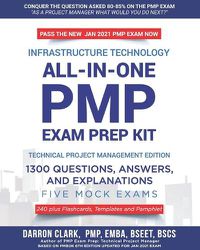 Cover image for All-In-One PMP(R) EXAM PREP Kit,1300 Question, Answers, and Explanations, 240 Plus Flashcards, Templates and Pamphlet Updated for Jan 2021 Exam: Based on PMBOK 6th Ed