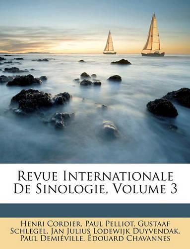 Revue Internationale de Sinologie, Volume 3