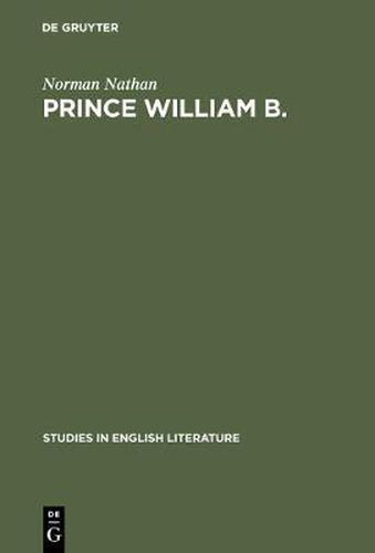Prince William B.: The philosophical conceptions of William Blake