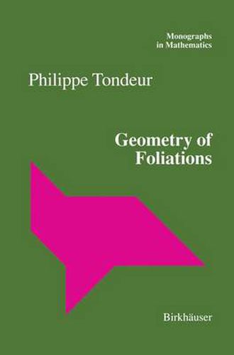 Cover image for Geometry of Foliations