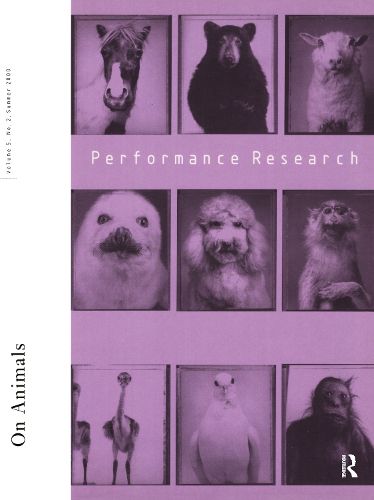 Cover image for Performance Research V5 Issu 2