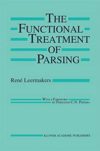 Cover image for The Functional Treatment of Parsing