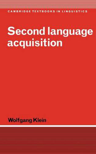 Cover image for Second Language Acquisition