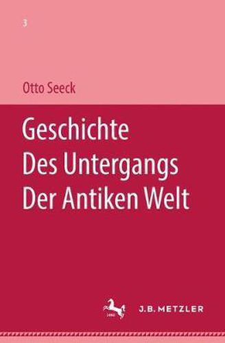 Cover image for Geschichte des Untergangs der antiken Welt: Dritter Band