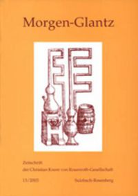 Cover image for Morgen-Glantz 13/2003: Zeitschrift Der Christian Knorr Von Rosenroth-Gesellschaft