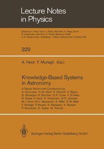 Cover image for Knowledge-Based Systems in Astronomy