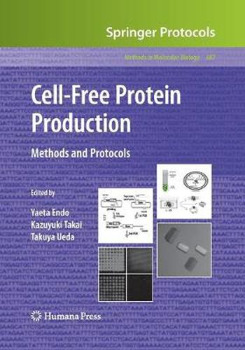 Cover image for Cell-Free Protein Production: Methods and Protocols