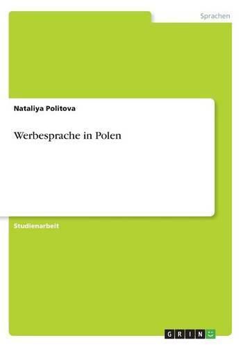 Cover image for Werbesprache in Polen