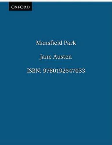 Cover image for Mansfield Park