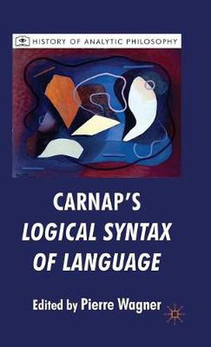 Cover image for Carnap's Logical Syntax of Language